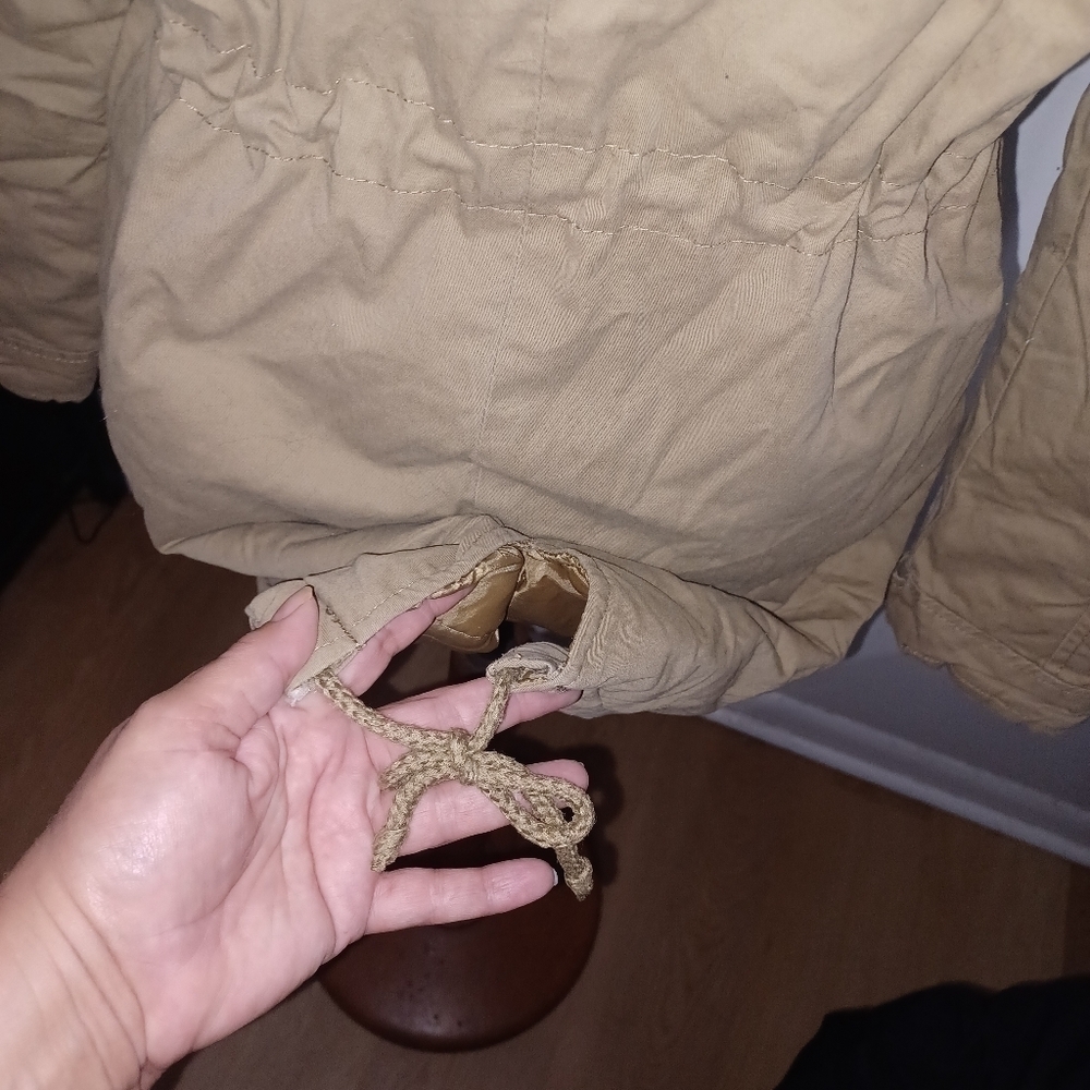 Charlotte Russe- Sandy Brown Winter Coat- W Sz Medium - Picture 8 of 9